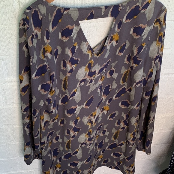 Leith Cut Out Feathers Long Sleeve Mini Dress sz M - Picture 9 of 9